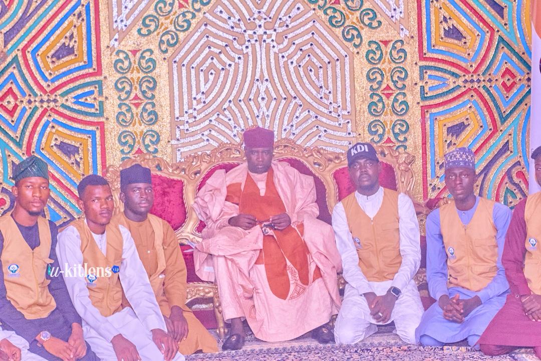KDI team with traditional ruler and community leaders at a peacebuilding engagement